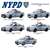 NYPD 5-Car Diorama 5個セット (ミニカー) 商品画像2
