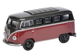 VW T1 Bus Dark Red / Black