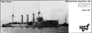 英装甲巡洋艦 ケント エッチングパーツ付 1903 (プラモデル)