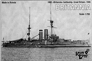 英戦艦 HMSブリタニア 1905 (プラモデル)