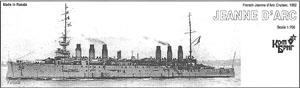 France Armored Cruiser Jeanne d`Arc w/Photo-Etched Parts 1902 (Plastic model)