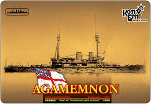 Battleship HMS Agamemnon 1908 (Plastic model)