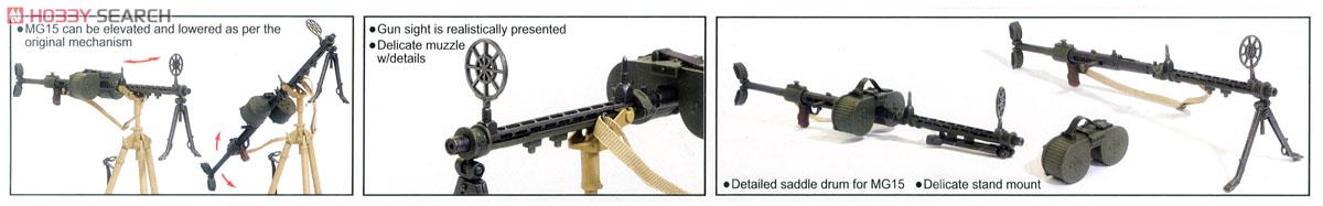 MG15 機関銃 w/トライポッド (プラモデル) 商品画像2