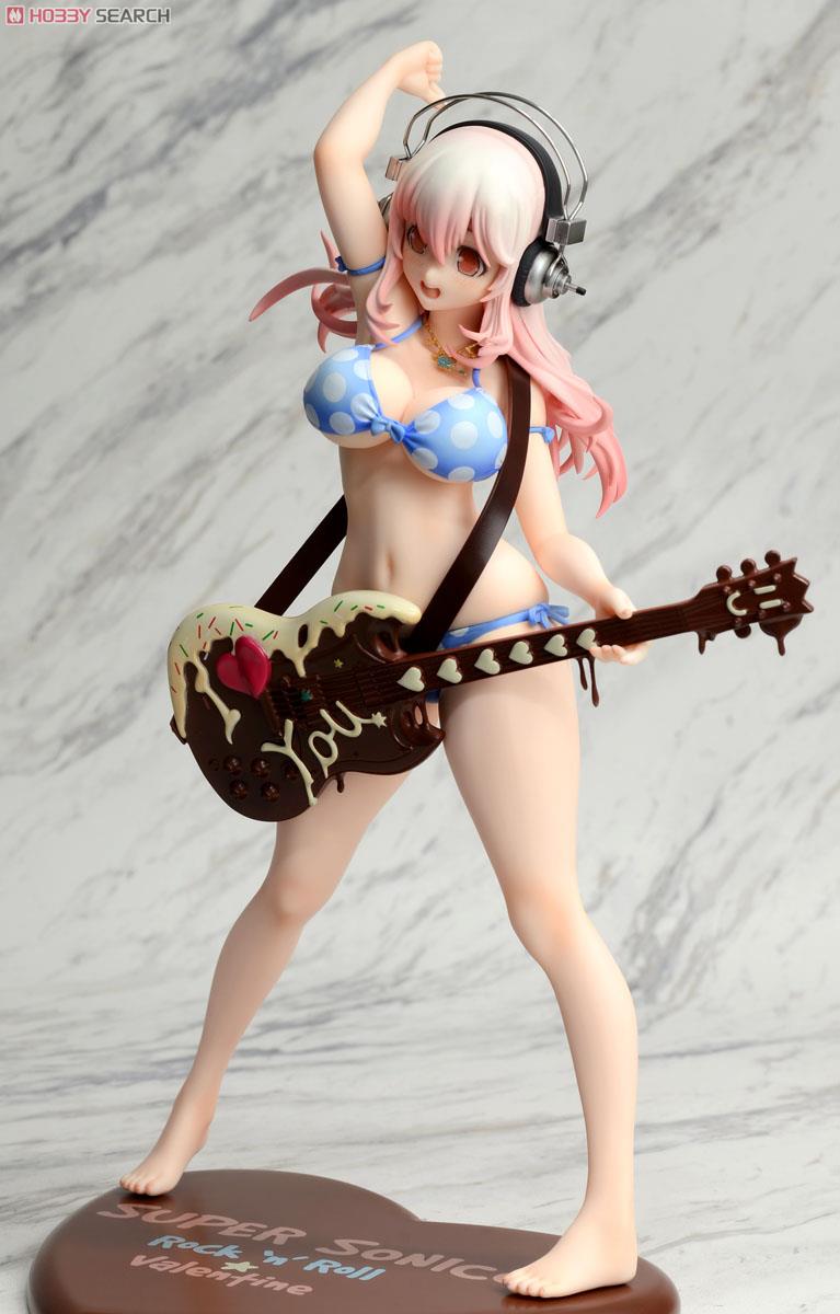 Super Sonico: Rock `n` Roll Valentine (PVC Figure) Item picture11