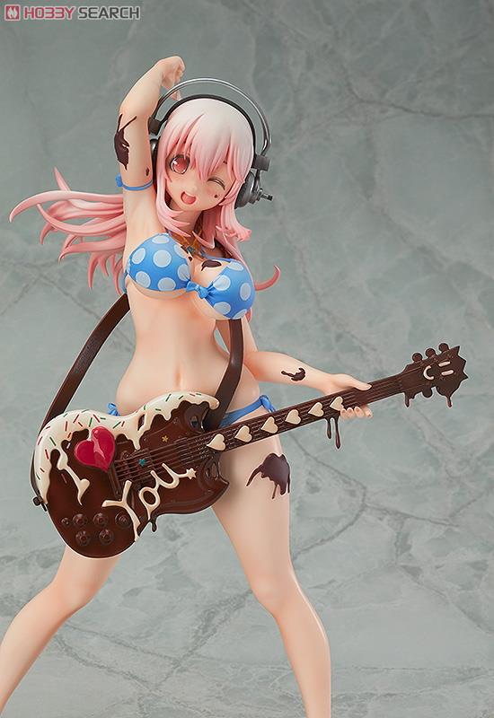 Super Sonico: Rock `n` Roll Valentine (PVC Figure) Item picture5