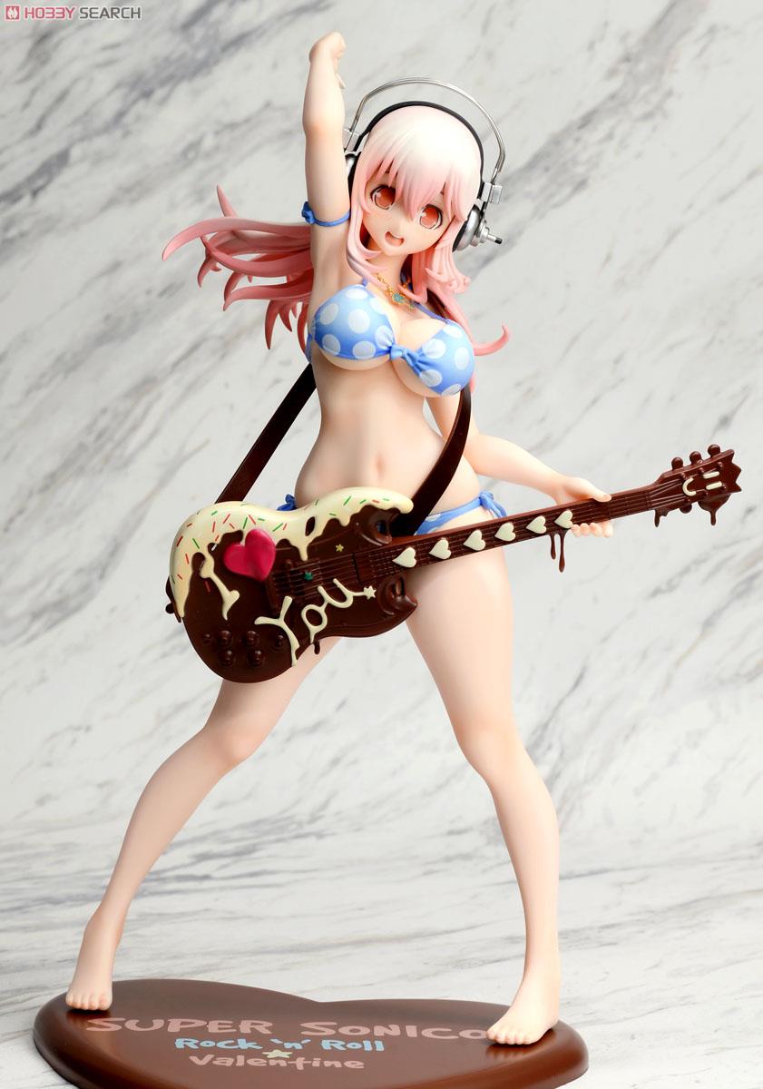 Super Sonico: Rock `n` Roll Valentine (PVC Figure) Item picture8