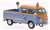 VW T1 Extended Cab `VW-Service` (Orange/Blue) (Diecast Car) Item picture1
