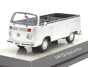 VW T2-b コンバーチブル (シルバー) (ミニカー)