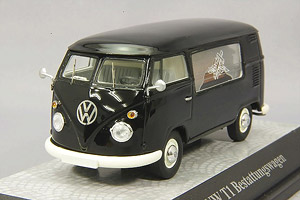VW T1 hearse van (ブラック) (ミニカー)