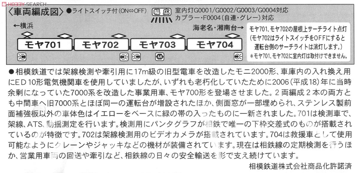Sotetsu Type MOYA700 (4-Car Set) (Model Train) About item1
