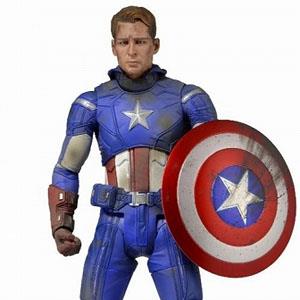 Avengers/ Battle Damage Captain America 1/4 Action Figure (Completed)