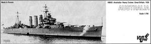 Heavy Cruiser HMAS Australia 1928 (Plastic model)