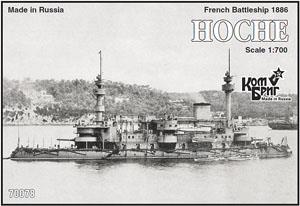 仏戦艦 オッシュ Eパーツ付 1886 (プラモデル)
