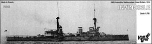 英巡洋戦艦 インビンシンブル Eパーツ付 1914 WW1 (プラモデル)