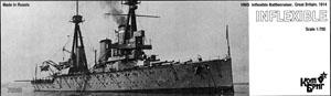 英巡洋戦艦 インフレキシブル Eパーツ付 1914 WW1 (プラモデル)