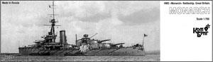 英弩級戦艦 HMS モナーク Eパーツ付 1912 WW1 (プラモデル)