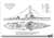 英弩級戦艦 HMS サンダラー Eパーツ付 1912 WW1 (プラモデル) 設計図1