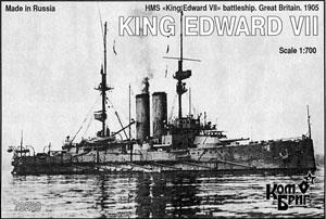 英戦艦 HMSキングエドワードVII世 1905 WW1 (プラモデル)