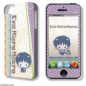 デザジャケット EVA MICROMACRO iPhone 5/5Sケース＆保護シート デザイン01 SHINJI (キャラクターグッズ)