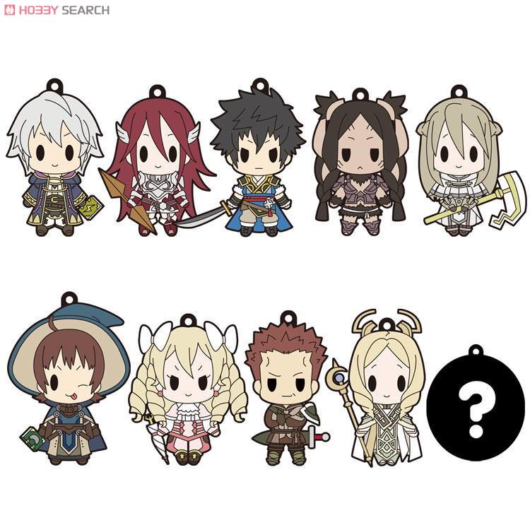 D4 Fire Emblem: Awakening Rubber Key Ring -all unit collection- Vol.3 10 pieces (Anime Toy) Item picture11