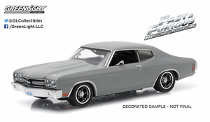 Fast and Furious (2009) - 1970 Chevy Chevelle SS Primer Grey (ミニカー)