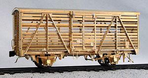 (HOj) [Limited Edition] J.N.R. Type Ka 3000 Livestock Transportation Wagon (Unassembled Kit) (Model Train)