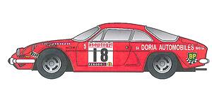 Alpine A110 `DORIA` #18 Tour de Corse 1972 (Decal)