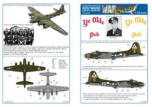 1/32 USAAF B-17F Flying Fortress `K`,`Ye Olde Pub` (Decal)