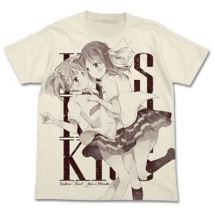 Sakura Trick T-shirt Natural L (Anime Toy)