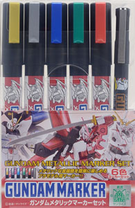 Gundam Metallic Marker Set (Paint)