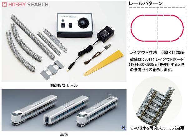 ベーシックセットSD 287系 くろしお (Fine Track レールパターンA) (鉄道模型) 商品画像1