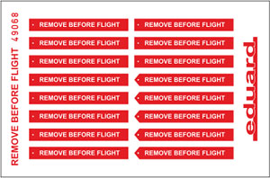 Remove Before Flight FABRIC (Plastic model)