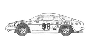 Alpine A110 `ALRIC` #98 Monte-Carlo 1977 (Decal)