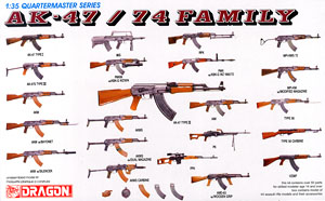 ソビエト軍ウエポンセット AK-47/74 ライフルファミリー Part.1 (プラモデル)