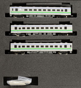 J.R. Diesel Train Type Kiha143/Kisaha144 [Time of debut] Standard Three Car Formation Set (w/Motor) (Basic 3-Car Set) (Pre-colored Completed) (Model Train)