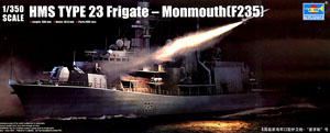 イギリス海軍 23型フリゲート HMS モンマス (F235) (プラモデル)