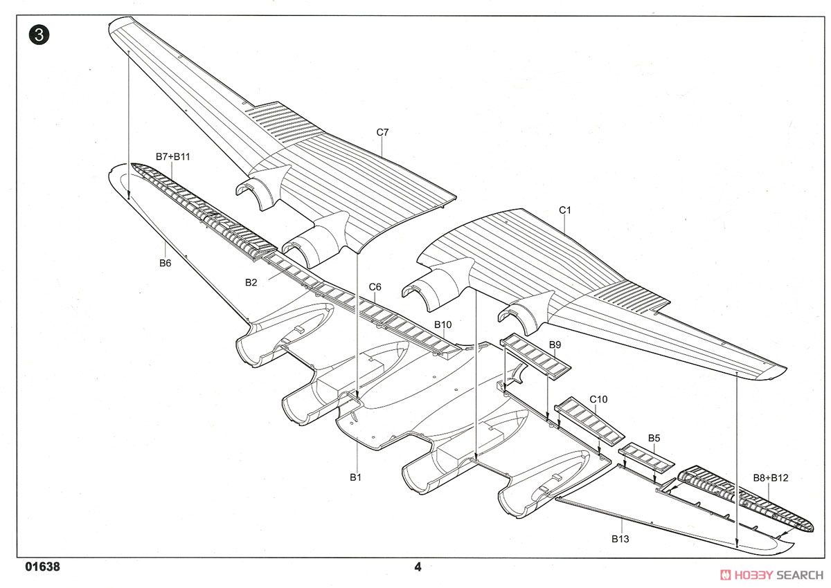 Fw 200C-4 Condor (Plastic model) Assembly guide2