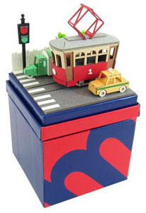 [Miniatuart] Miniatuart Mini : Car and tram (Assemble kit) (Railway Related Items)