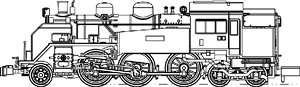 国鉄 C11 標準タイプ 150W 前灯 (鉄道模型)