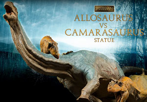 ダイナソーリア/ アロサウルス vs カマラサウルス スタチュー (完成品)
