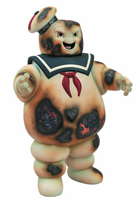Ghostbusters/ Burned Stay Puft Marshmallow Man 11inch Bank (Completed)
