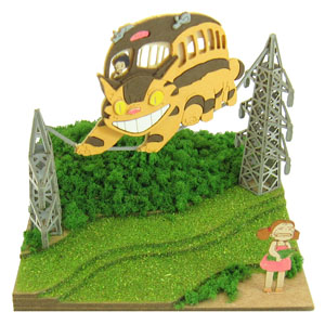 [Miniatuart] Studio Ghibli Mini : My Neighbor Totoro Mei to Catbus (Assemble kit) (Railway Related Items)