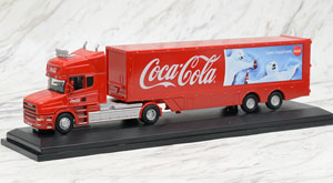 (OO) Scania T Cab Trailer Coca Cola Polar Bears (Model Train)