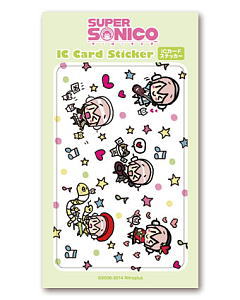 Super Sonico IC Card Sticker C (SD Sonico) (Anime Toy)