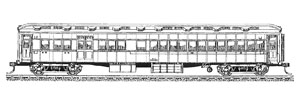 1/80(HO) Type Suhani 35650 Coach (Unassembled Kit) (Model Train)