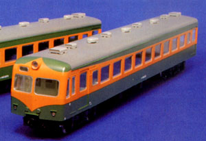 1/80(HO) J.N.R. Oldtimer Express Train Series 80 Type KUHA86-300 Painted Body Kit Two Car Set (2-Car Pre-colored Kit) (Model Train)