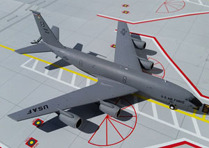 KC-135R U.S.A.F. ミルデンホール空軍基地 58-0100 (完成品飛行機)