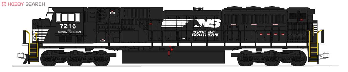 (HO) EMD SD80MAC Norfolk Southern (Black/White) (#7216) (Model Train) Other picture1