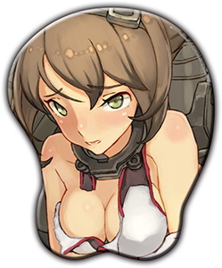Mounded Mouse Pad Convex Kantai Collection Mutsu (Anime Toy)