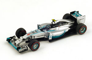Mercedes F1 W05 No.6 Winner Monaco GP 2014 (ミニカー)